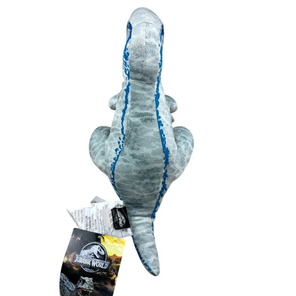 Franco‎ Jurassic World Blue T-Rex Cuddle Pillow NWT Kids Plush Dinosaur 20x8x4